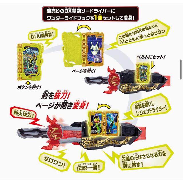 BANDAI(バンダイ)の#58 仮面ライダーセイバー 変身 ワンダーライドブック コレクションボックス エンタメ/ホビーのフィギュア(特撮)の商品写真