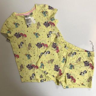 エイチアンドエム(H&M)の新品✨110 マイリトルポニー♡半袖パジャマセットH&M(パジャマ)