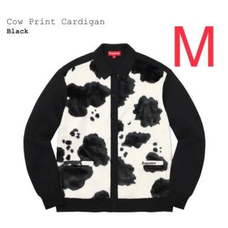 シュプリーム(Supreme)のSupreme Cow Print Cardigan  M(カーディガン)