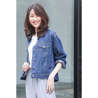 エヌナチュラルビューティーベーシック(N.Natural beauty basic)のライトオンス レディース Gジャン◆ ナチュラルビューティベーシック Mサイズ(Gジャン/デニムジャケット)