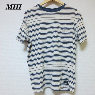 マーガレットハウエル(MARGARET HOWELL)の【新品・タグ付き‼️】MHI マーガレットハウエル ボーダー Tシャツ(Tシャツ/カットソー(半袖/袖なし))