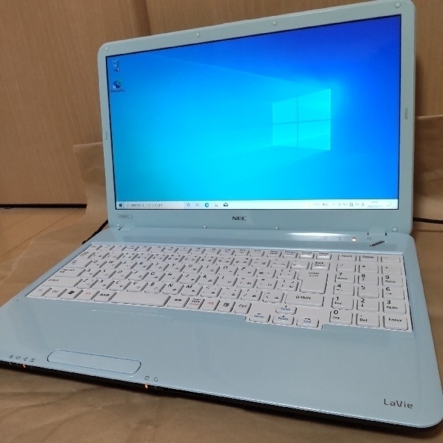 PC/タブレットNEC LS550/C 水色ノートPC