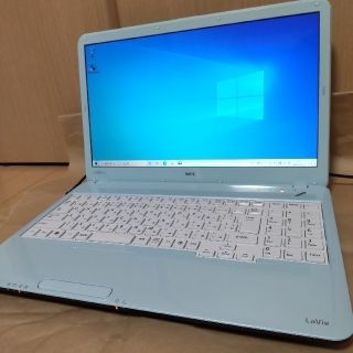 エヌイーシー(NEC)のNEC LS550/C 水色ノートPC(ノートPC)