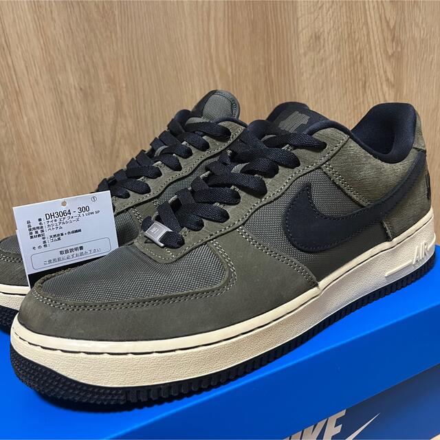 【鑑定済】UNDEFEATED NIKE AIR FORCE 1 OLIVE