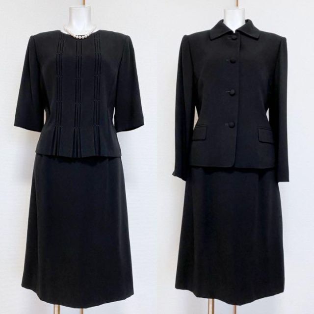 ◆【美品】ヒロミ ヨシダ東京ソワールブラックフォーマル高級喪服礼服 4