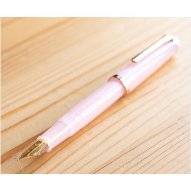 新品 東北限定 mizutamaさん NE6 万年筆 ピンク 春風、花びより