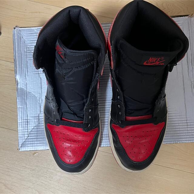 【鑑定済】Nike Air Jordan 1 High OG Bred