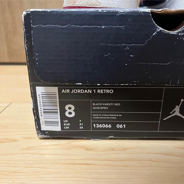 【鑑定済】Nike Air Jordan 1 High OG Bred