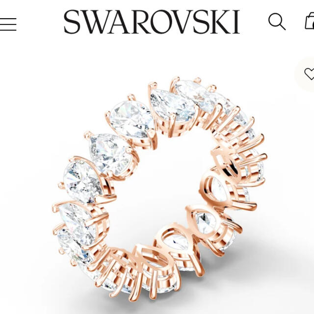 SWAROVSKI(スワロフスキー)のスワロフスキー SWAROVSKI リング 指輪 レディースのアクセサリー(リング(指輪))の商品写真