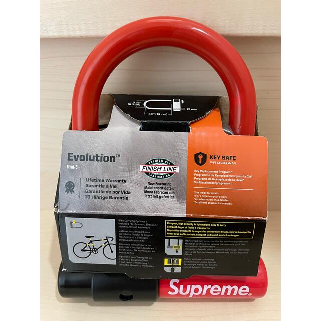 新品未使用 2015fw SUPREME KRYPTONITE U-LOCK