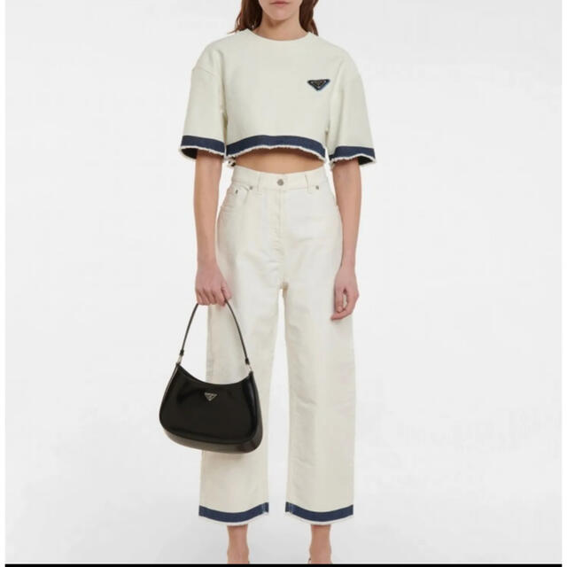 PRADA クロップドセーター 半袖 | gulatilaw.com