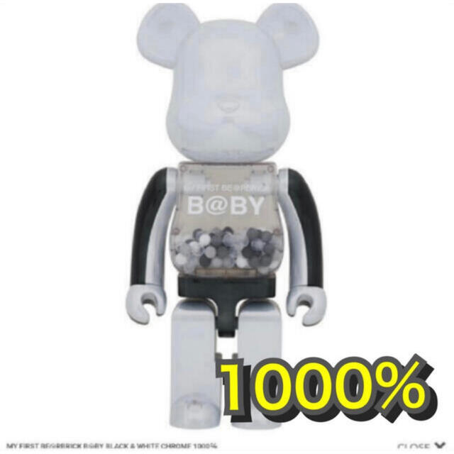 ハンドメイドMY FIRST BE@RBRICK B@BY BLACK & WHITE