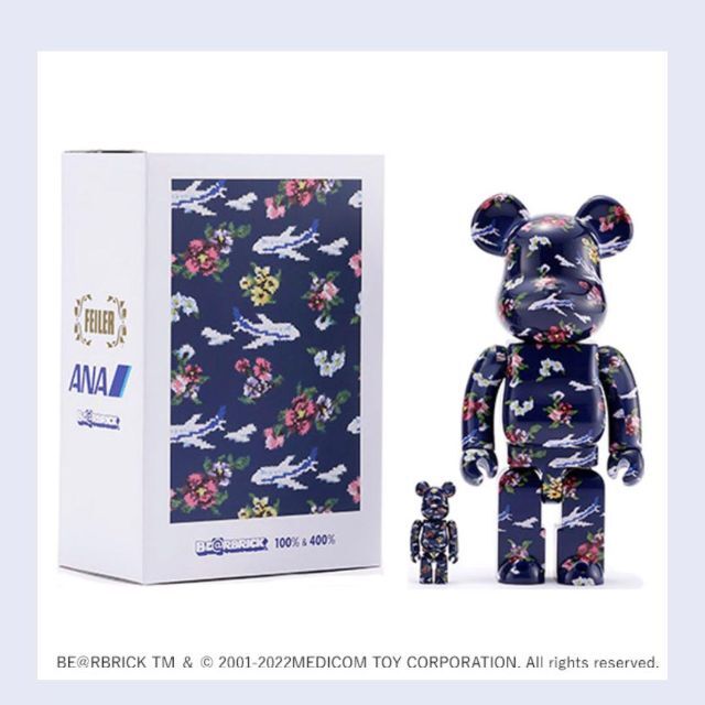 FEILER × BE@RBRICK for ANA 100% & 400% エンタメ/ホビーのフィギュア(その他)の商品写真