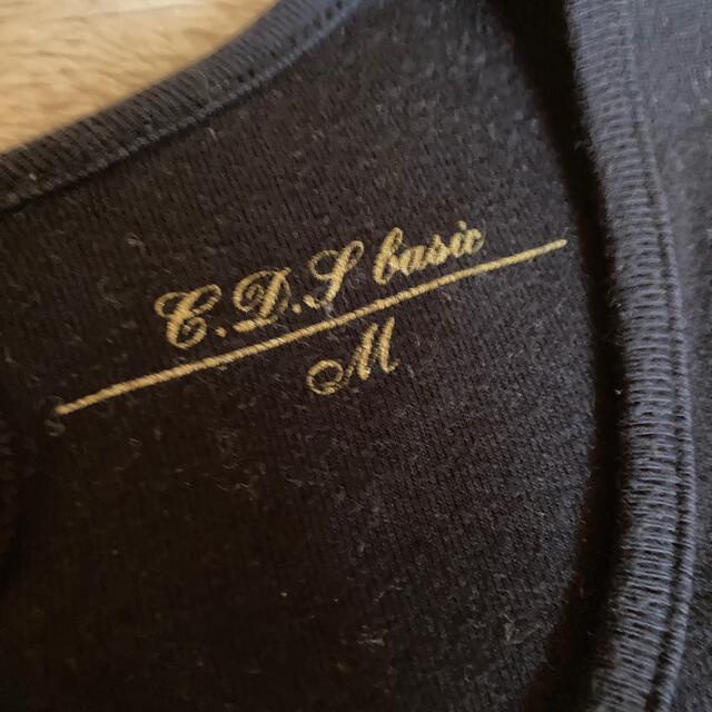 C.D.S BASIC(シーディーエスベーシック)のトップス　カットソー　Tシャツ　半袖　パフスリーブ　ブラック　黒　2枚　セット レディースのトップス(カットソー(半袖/袖なし))の商品写真
