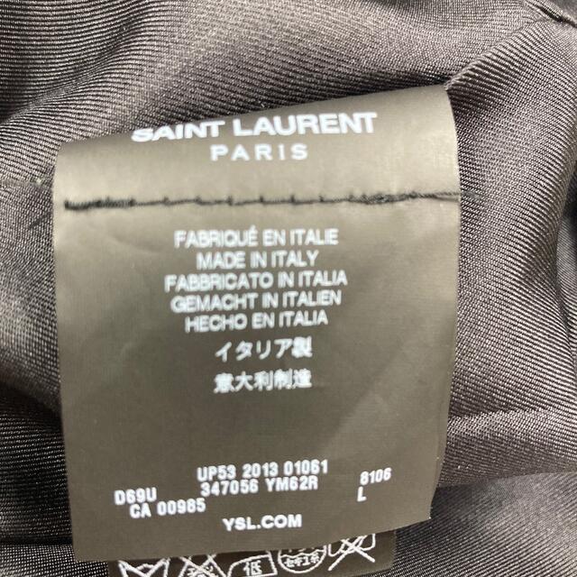 Saint Laurent(サンローラン)の14ss SAINT LAURENT PARIS メタリック テディ ジャケット メンズのジャケット/アウター(ブルゾン)の商品写真