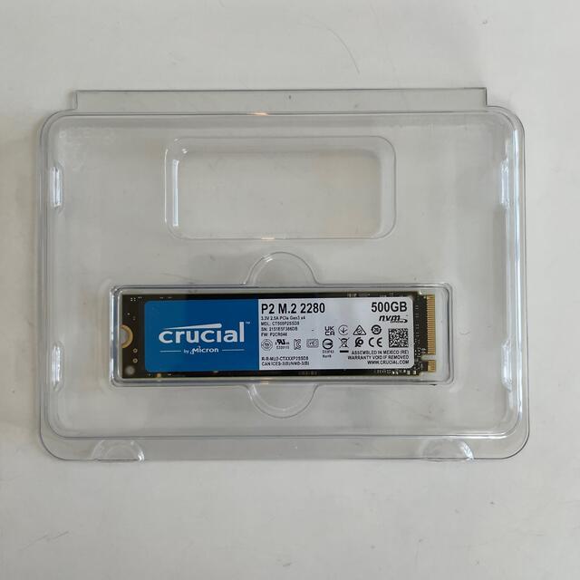 未使用・新品 Crucial SSD 500GB P2シリーズ 国内正規品 1