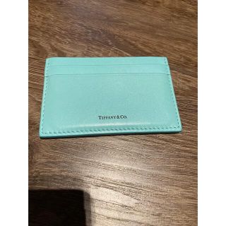 ティファニー(Tiffany & Co.)の美品　Tiffany カードケース　名刺入れ(名刺入れ/定期入れ)