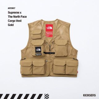 シュプリーム(Supreme)のSupreme The North Face Cargo Vest Gold L(ベスト)