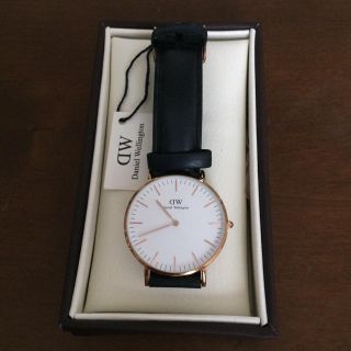 ダニエルウェリントン(Daniel Wellington)のダニエルウェリントン 正規品 36mmブラック(腕時計)