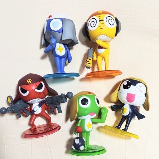 バンダイ(BANDAI)のケロロ軍曹 フィギュア グッズ ケロロプラトーンズ ケロロ小隊 5人セット(キャラクターグッズ)