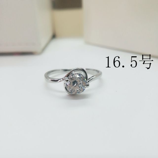 tt16033閉店セールリング16.5号リング華麗優雅リングczダイヤモンドリ レディースのアクセサリー(リング(指輪))の商品写真