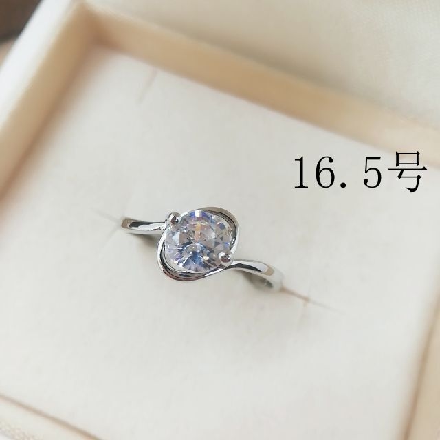 tt16033閉店セールリング16.5号リング華麗優雅リングczダイヤモンドリ レディースのアクセサリー(リング(指輪))の商品写真