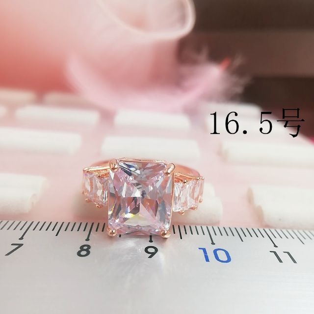 tt16036閉店セールリング16.5号リング華麗優雅リングczダイヤモンド レディースのアクセサリー(リング(指輪))の商品写真