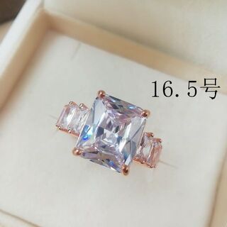 tt16036閉店セールリング16.5号リング華麗優雅リングczダイヤモンド(リング(指輪))