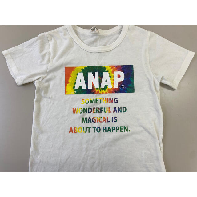 ANAP Kids(アナップキッズ)の130センチ　ANAP kidsのTシャツチャンピオンのTシャツ キッズ/ベビー/マタニティのキッズ服女の子用(90cm~)(Tシャツ/カットソー)の商品写真