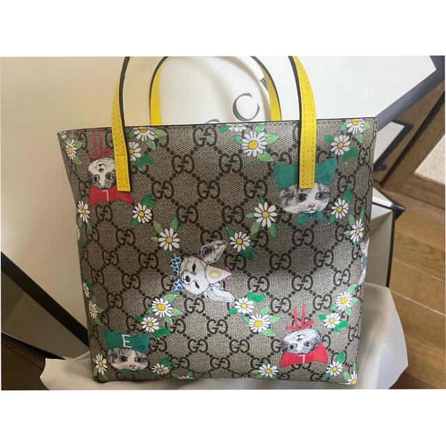 Gucci(グッチ)のヒグチユウコ　GUCCI コラボ　バッグ　鞄　新品未使用美品 レディースのバッグ(トートバッグ)の商品写真