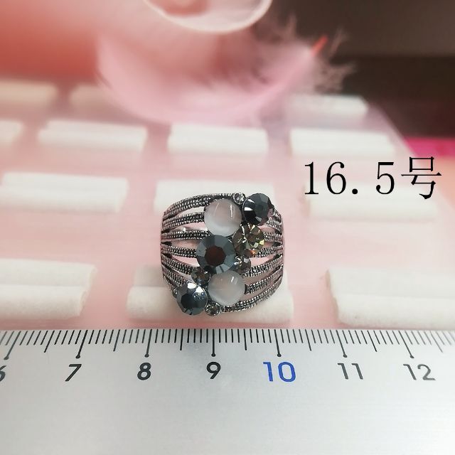 tt16039閉店セールリング16.5号リング華麗個性目たちデザインリング レディースのアクセサリー(リング(指輪))の商品写真