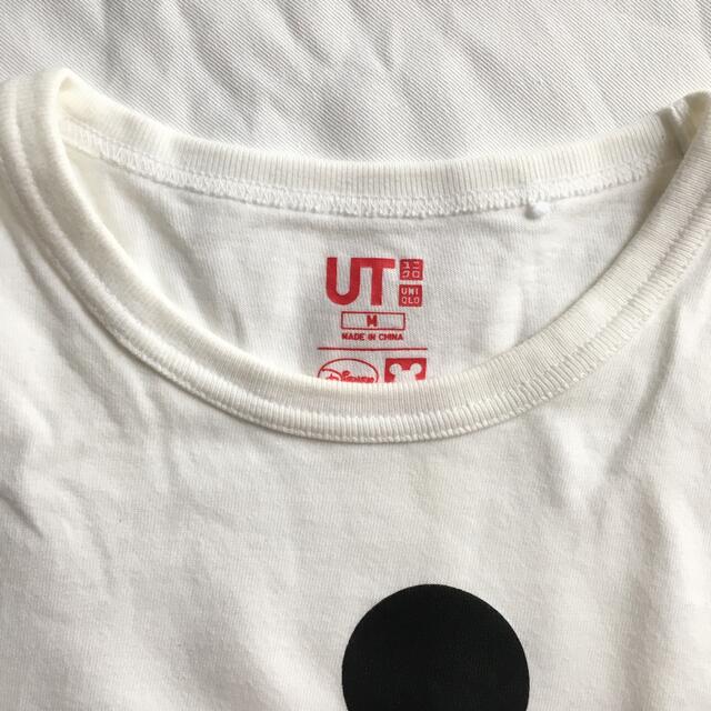 UNIQLO(ユニクロ)のUNIQLO ユニクロ UT ミッキー8分丈 レディースのトップス(Tシャツ(長袖/七分))の商品写真