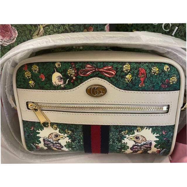 Gucci(グッチ)の最終！ヒグチユウコ　GUCCI コラボ　バッグ　鞄　新品未使用美品 レディースのバッグ(ショルダーバッグ)の商品写真