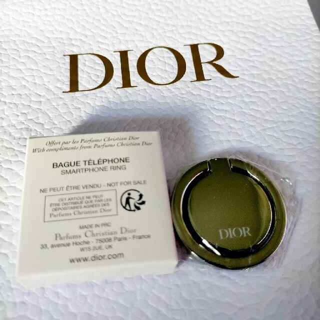Christian Dior(クリスチャンディオール)のDior スマホリング スマホ/家電/カメラのスマホアクセサリー(その他)の商品写真