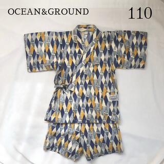 OCEAN&GROUND甚平 110｜お祭り 男の子 オーシャンアンドグラウンド(甚平/浴衣)