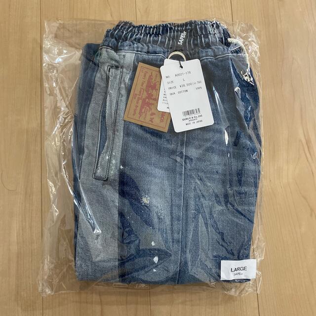 サプール SAPEur VINTAGE DENIM TRACK PANTSデニム メンズのパンツ(デニム/ジーンズ)の商品写真