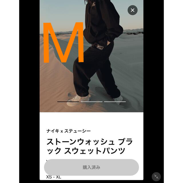 STUSSY - ナイキ × ステューシー NRG ウォッシュド フリース パンツ