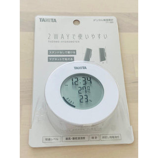タニタ(TANITA)のタニタ　TANITA  温湿度計　TT-585(置時計)