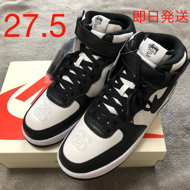 激安の注文 Stussy × Nike Air Force 1 Mid 27.5