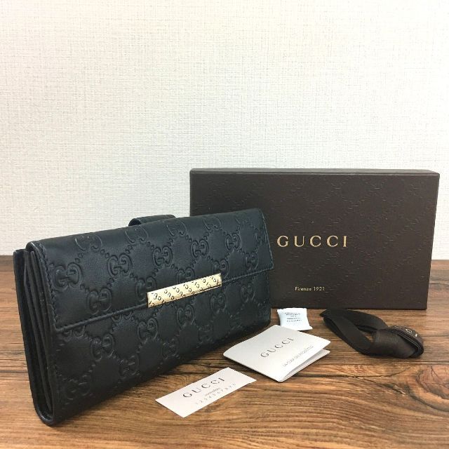 熱販売 - Gucci 未使用品 141 グッチシマ 112715 長財布 GUCCI 財布