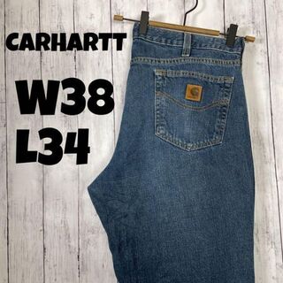 carhartt - カーハート　ビッグサイズＸＬ　ブルージーンズ　ウエスト104センチ古着流行サイズ