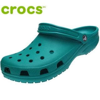 クロックス(crocs)の24cm クロックス クラシック クロッグ ターコイズ M6 W8 グリーン系(サンダル)