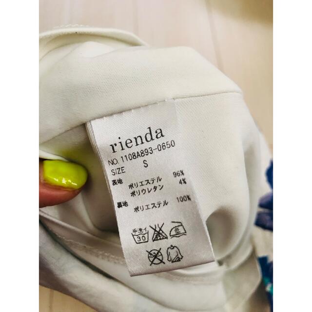 rienda(リエンダ)の【rienda】ミニワンピース　花柄 レディースのワンピース(ミニワンピース)の商品写真