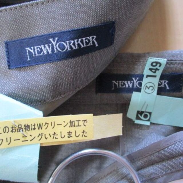 Y9285*NEWYORKERニューヨーカー☆パンツスーツ☆セットアップ☆グレー
