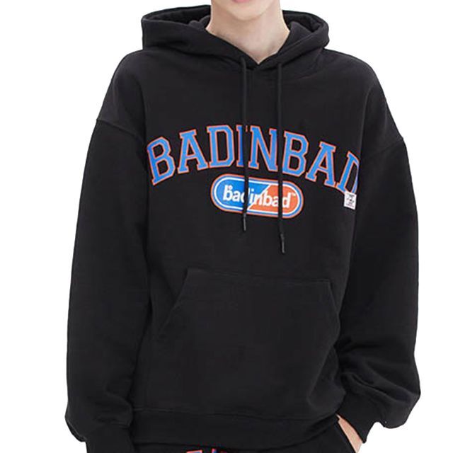 BAD IN BAD 】 正規品 COLLEGE LOGO HOODIEの通販 by マイク｜ラクマ