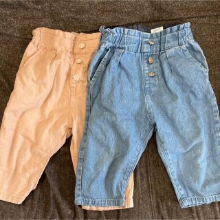 エフオーキッズ(F.O.KIDS)のアプレレクール  テーパードパンツ　【ピンクベージュ(パンツ/スパッツ)