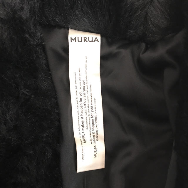 MURUA(ムルーア)の週末限定価格！ MURUA ファーコート レディースのジャケット/アウター(毛皮/ファーコート)の商品写真