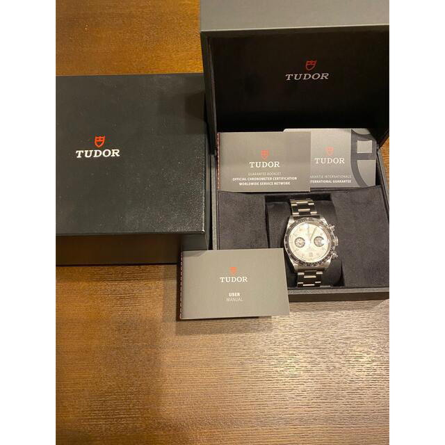 ヒーロー様専用TUDORチューダーブラックベイクロノ 型番:79360N メンズの時計(腕時計(アナログ))の商品写真