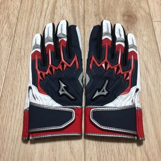 ミズノ(MIZUNO)のミズノ バッティンググローブ ジュニア 両手 Lサイズ 少年野球(その他)