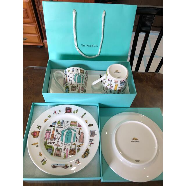 Tiffany ティファニー マグカップ ペア 5番街 5thアベニュー Tiffany ティファニー マグカップ ペア 5番街 5thアベニュー